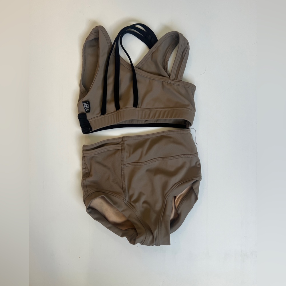 Tan and black tiger Friday dancewear